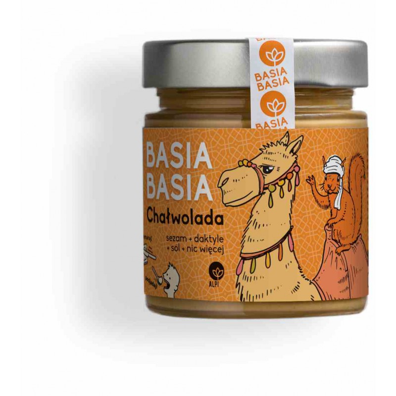 Krem sezamowo-daktylowy Chałwolada 210 g Basia Basia - Alpi