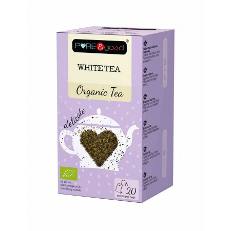 Herbata ekologiczna White Tea 36 g - Pure&good
