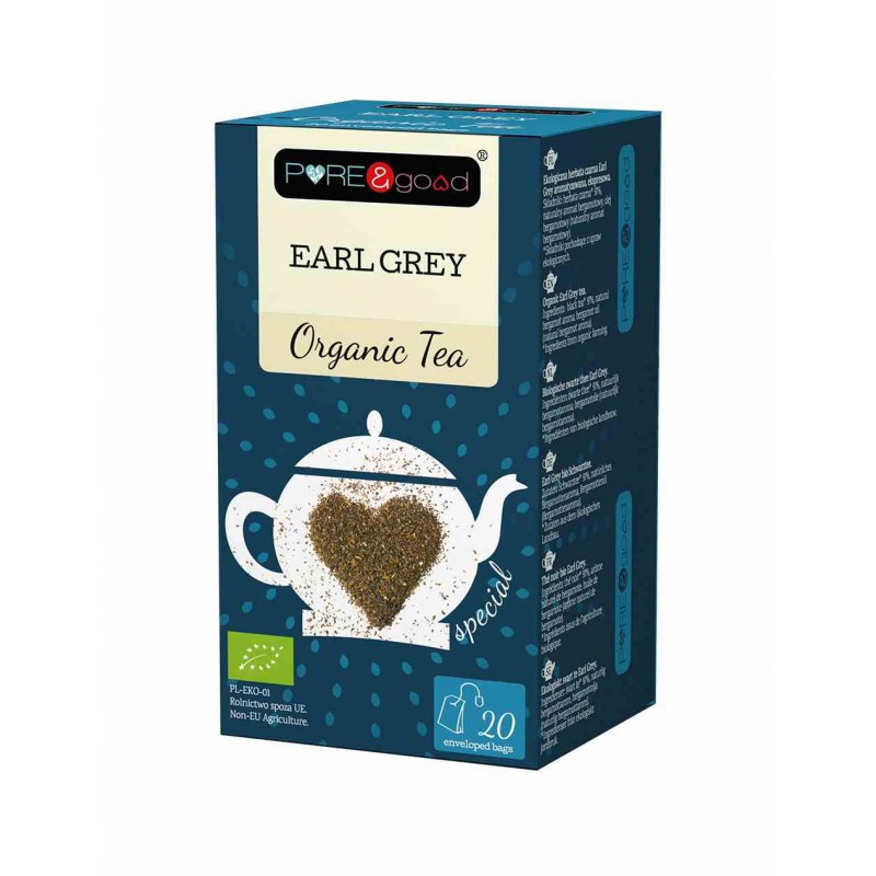Herbata ekologiczna Earl Grey 36 g - Pure&good
