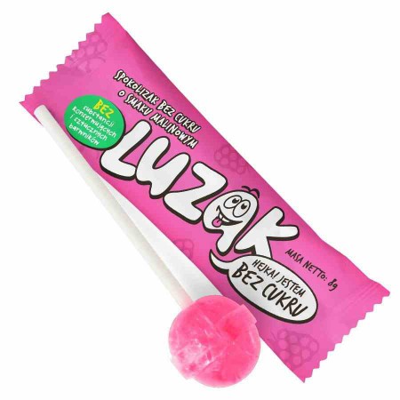 Lizak Luzak malinowy - Stewiarnia