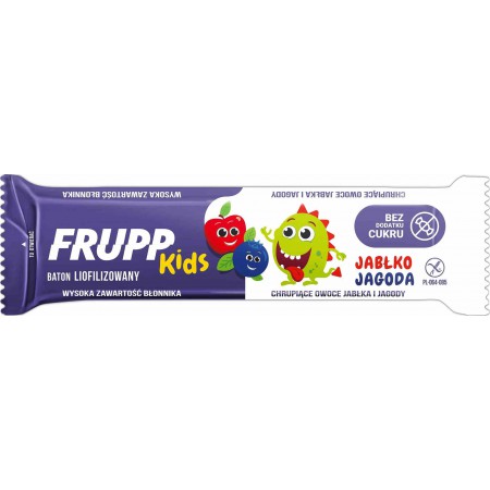 Baton FRUPP jabłko, jagoda 9 g - Celiko
