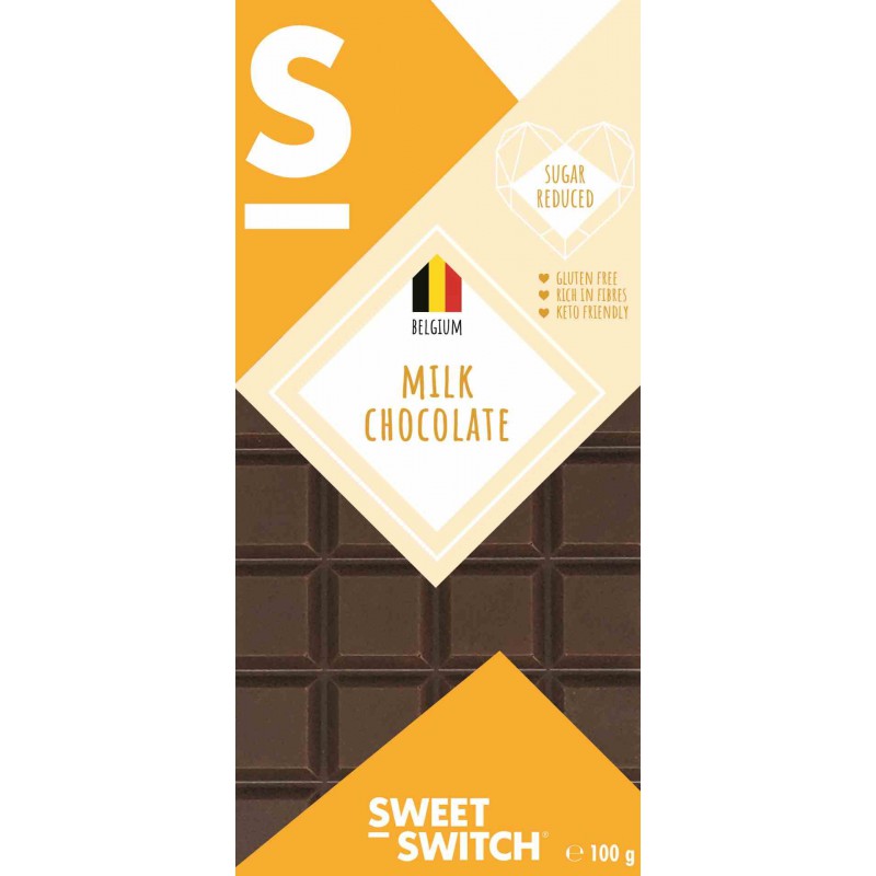 Czekolada mleczna ze stewią 100 g - Sweet Switch