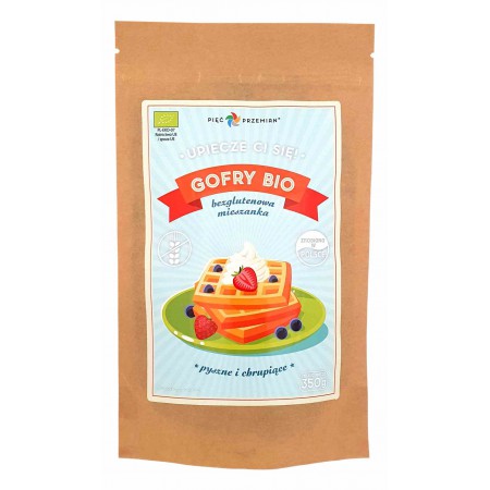 Mieszanka na gofry bezglutenowe BIO 350 g - Pięć Przemian