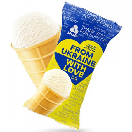 LODY W WAFELKU PLOMBIR - PURA VIDA (FROM UKRAINE WITH LOVE) - WANILIOWE 70 g