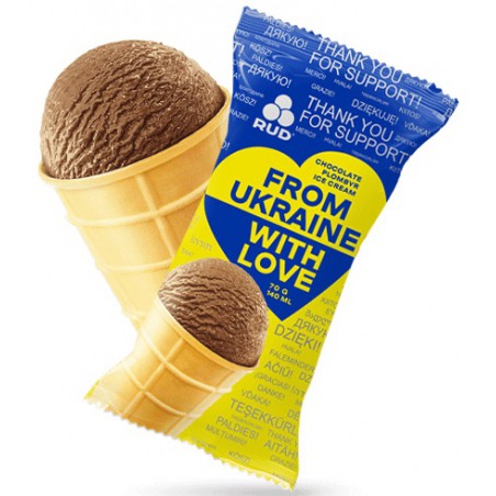 LODY W WAFELKU PLOMBIR - PURA VIDA (FROM UKRAINE WITH LOVE) - CZEKOLADOWE 70 g