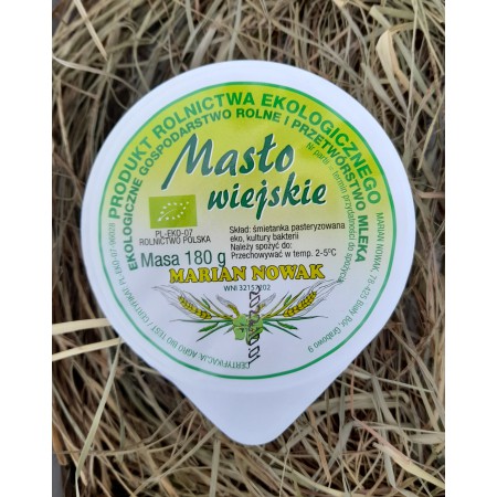 Masło wiejskie BIO 180g...