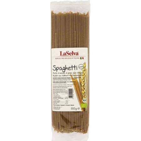 Makaron spaghetti pełnoziarnisty z pszenicy durum BIO 500 g