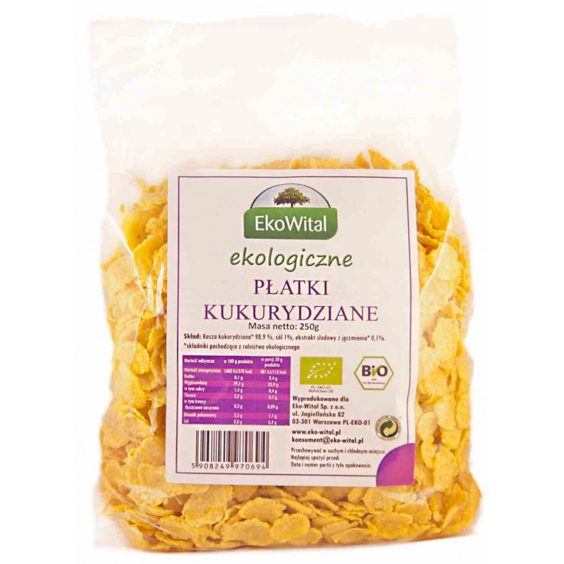 Płatki kukurydziane BIO 250 g