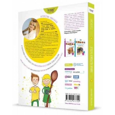 Książka mama alergika gotuje z dziećmi oprawa miękka, MAG