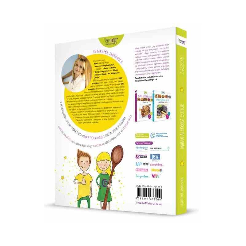 Książka mama alergika gotuje z dziećmi oprawa miękka, MAG