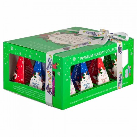 Zestaw herbat świątecznych piramidki Holiday GREEN (12x2) BIO 24 g