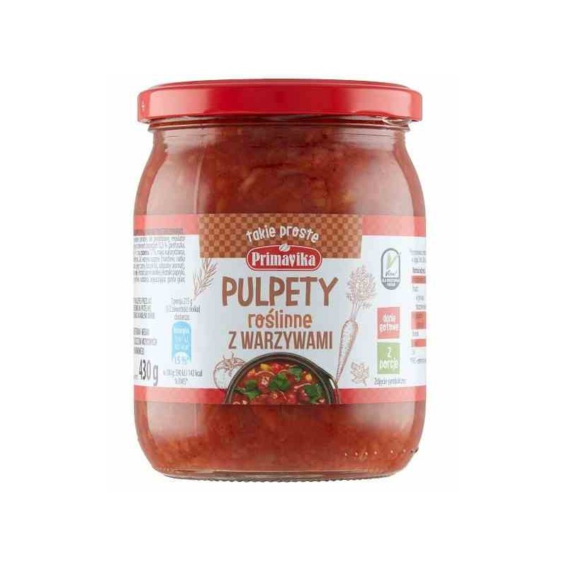 Pulpety roślinne z warzywami 430 g