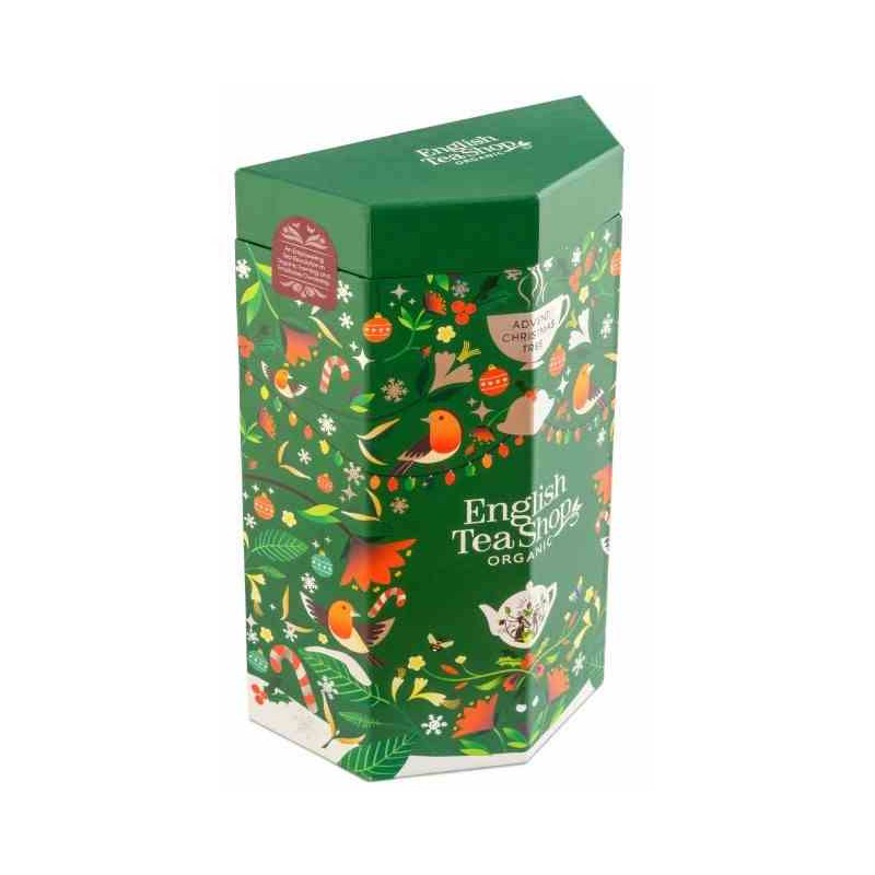 Zestaw herbatek Kalendarz adwentowy Chrismas Tree 25 piramidek BIO 50g