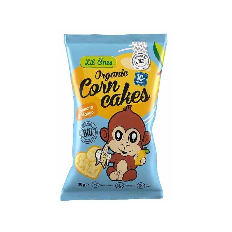 Chrupki kukurydziane banan-mango od 10 miesiąca BEZGL. BIO 30 g