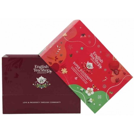 Holiday Super Goodness Collection 12 Piramidek w 3 różnych smakach BIO 24g