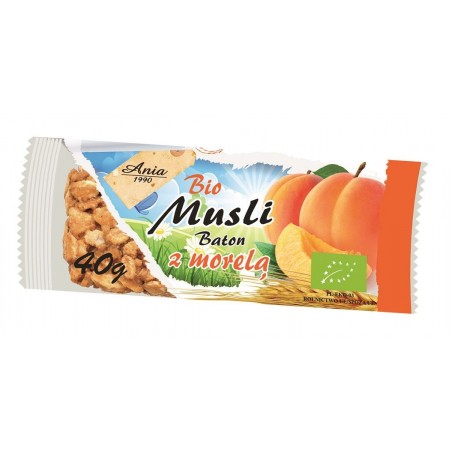 BATON MUSLI Z MORELĄ BIO 40 g - BIO ANIA