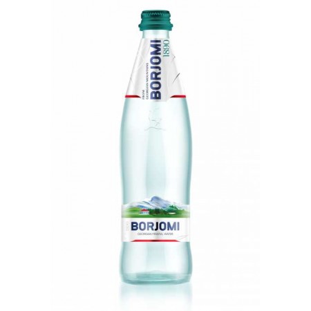 WODA MINERALNA GAZOWANA 500 ml (SZKŁO) - BORJOMI