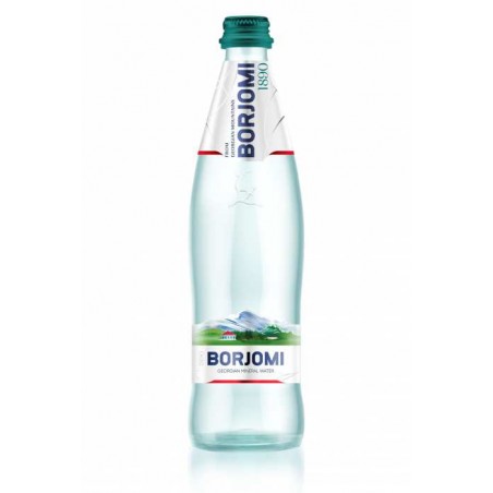 WODA MINERALNA GAZOWANA 500 ml (SZKŁO) - BORJOMI