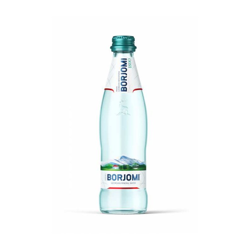 WODA MINERALNA GAZOWANA 330 ml (SZKŁO) - BORJOMI