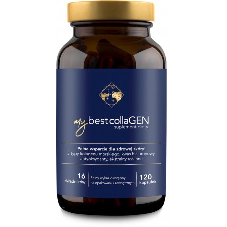 KAPSUŁKI NA WSPARCIE KONDYCJI SKÓRY (MY BEST COLLAGEN) 120 szt. - MYBESTPHARM