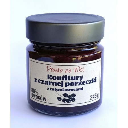 KONFITURA EKSTRA Z CZARNEJ PORZECZKI BIO 245 g - PROSTO ZE WSI