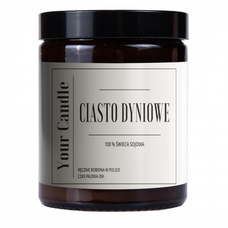 ŚWIECA SOJOWA CIASTO DYNIOWE 180 ml - YOUR CANDLE