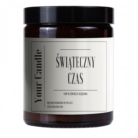 ŚWIECA SOJOWA ŚWIĄTECZNY CZAS 180 ml - YOUR CANDLE