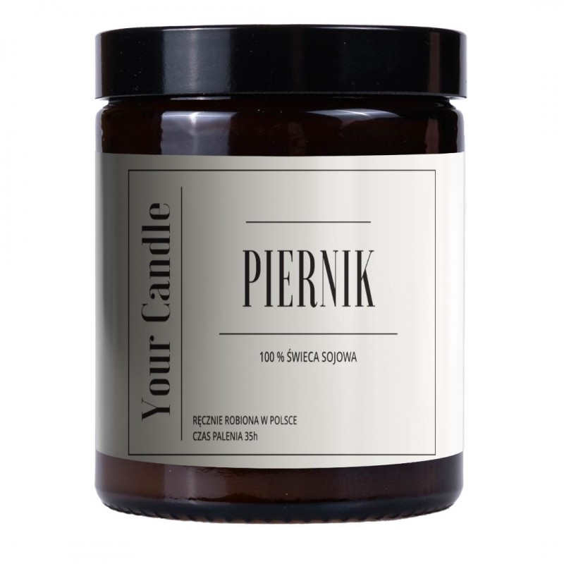 ŚWIECA SOJOWA PIERNIK 180 ml - YOUR CANDLE