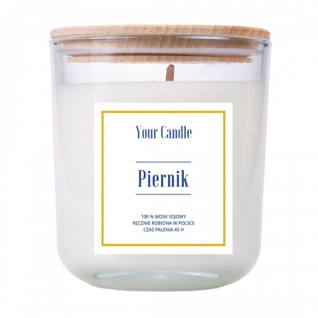 ŚWIECA SOJOWA PIERNIK 210 ml - YOUR CANDLE