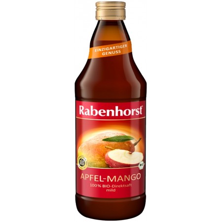 SOK JABŁKO - MANGO NFC BIO 750 ml - RABENHORST