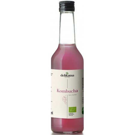 KOMBUCHA MALINOWA BIO 270 ml - DELIKATNA