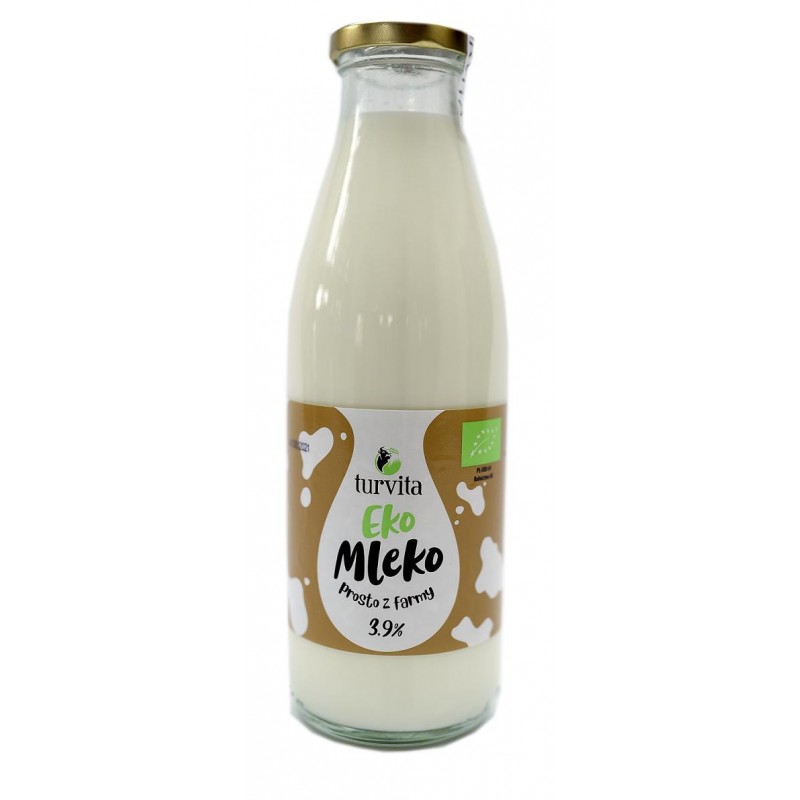 MLEKO ŚWIEŻE 3,9 % BIO 750 ml - TURVITA