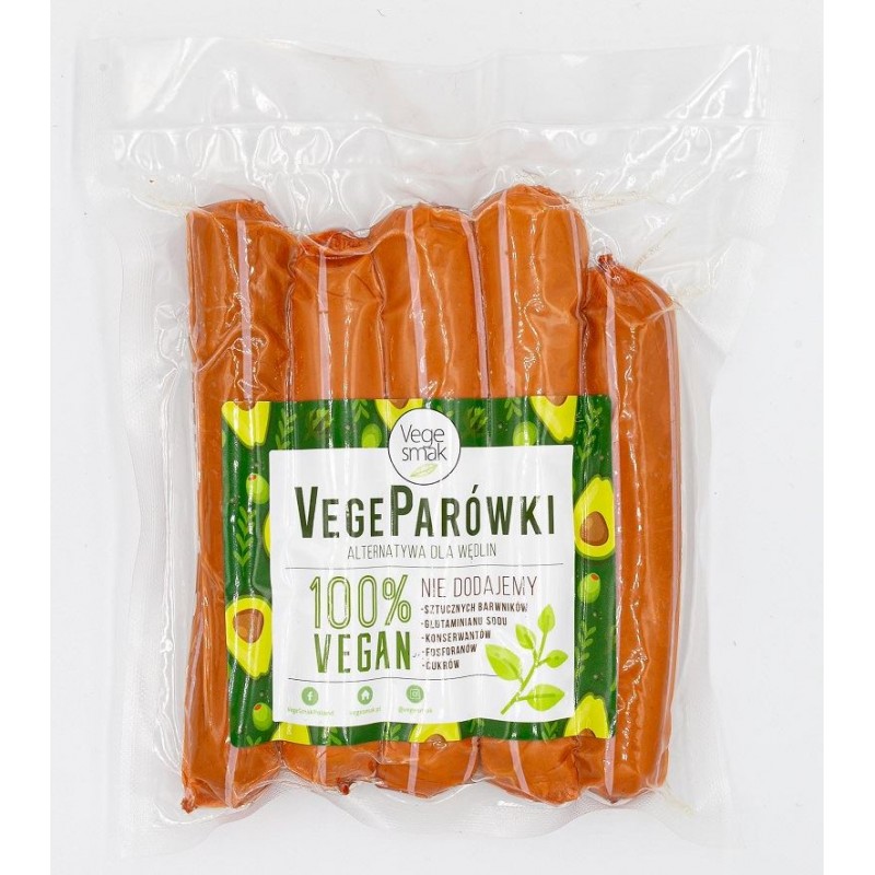 VEGE PARÓWKI 250 g - VEGE SMAK
