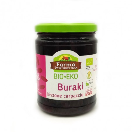 BURAK KISZONY NA CARPACCIO BEZGLUTENOWY BIO 460 g (240 g) - FARMA ŚWIĘTOKRZYSKA