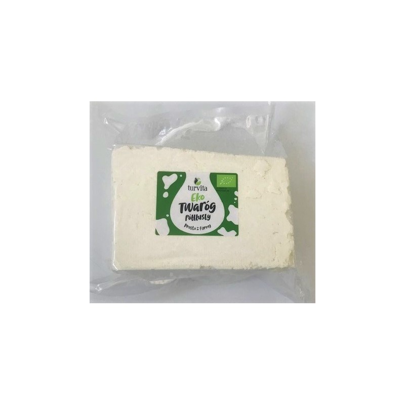 TWARÓG PÓŁTŁUSTY BIO (około 1,0 kg) - TURVITA