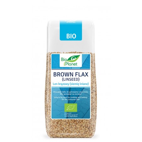 LEN BRĄZOWY (SIEMIĘ LNIANE) BIO 200 g - BIO PLANET