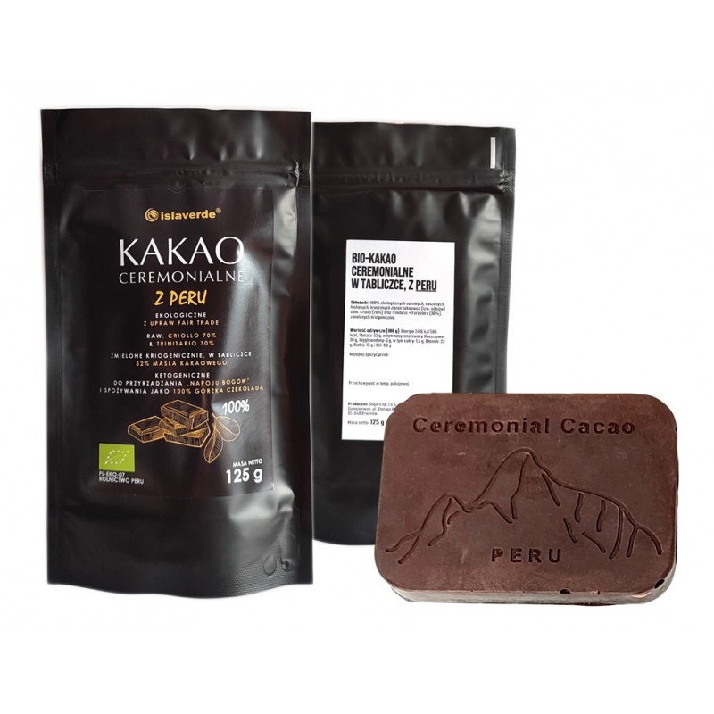 KAKAO CEREMONIALNE BIO 125 g - SEGURA