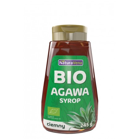 SYROP Z AGAWY CIEMNY BIO 245 g - NATURAVENA