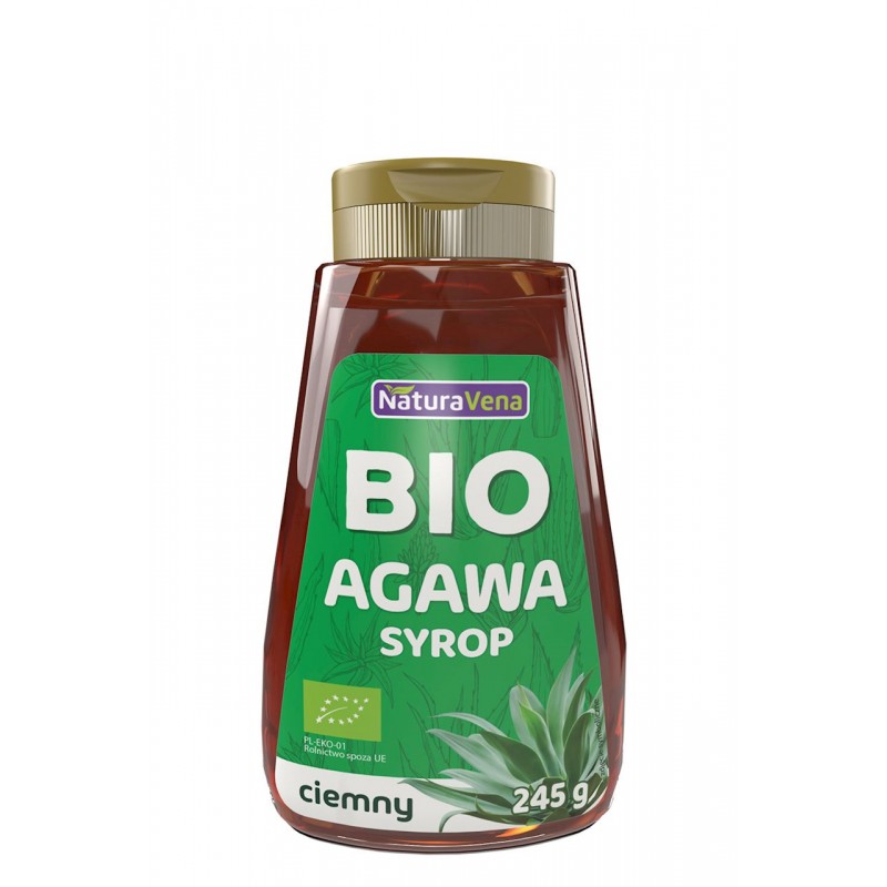 SYROP Z AGAWY CIEMNY BIO 245 g - NATURAVENA