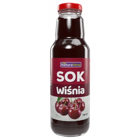 SOK Z WIŚNI 750 ml - NATURAVENA