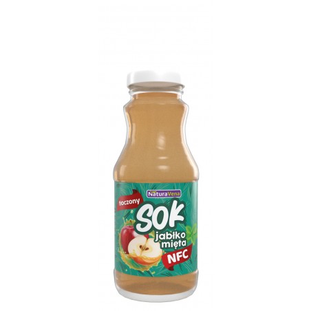 SOK JABŁKOWY Z DODATKIEM MIĘTY NFC 250 ml- NATURAVENA