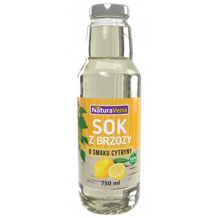 SOK Z BRZOZY O SMAKU CYTRYNY 750 ml - NATURAVENA