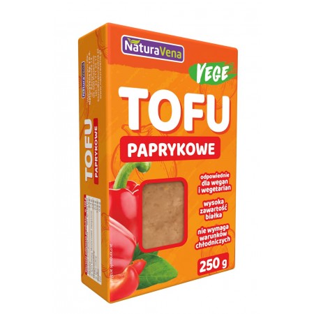 TOFU KOSTKA PAPRYKOWE 250 g - NATURAVENA