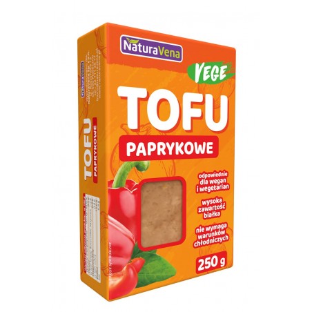 TOFU KOSTKA PAPRYKOWE 250 g - NATURAVENA