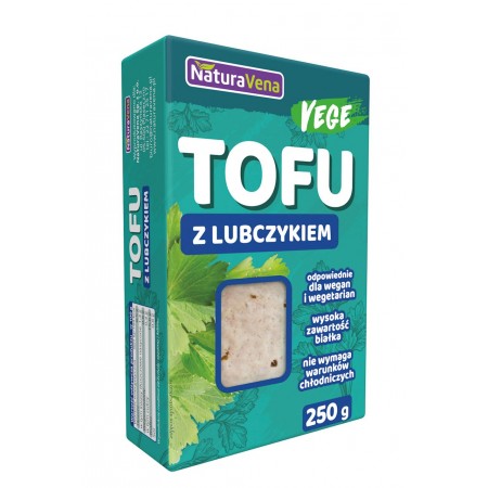 TOFU KOSTKA Z LUBCZYKIEM 250 g - NATURAVENA