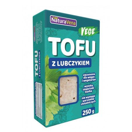 TOFU KOSTKA Z LUBCZYKIEM 250 g - NATURAVENA