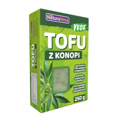 TOFU KOSTKA Z KONOPI 250 g - NATURAVENA