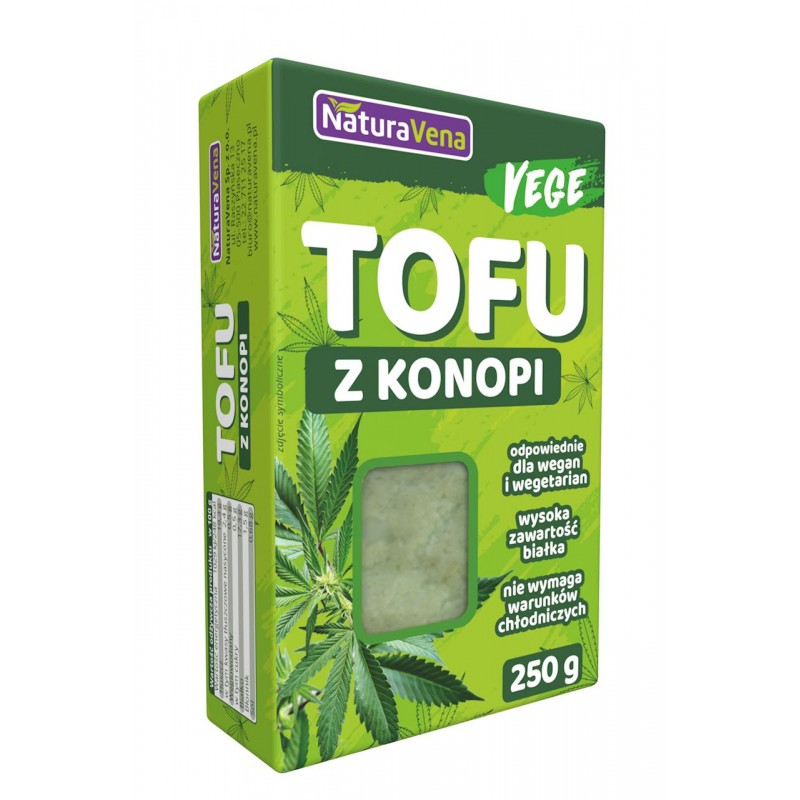 TOFU KOSTKA Z KONOPI 250 g - NATURAVENA