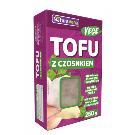 TOFU KOSTKA CZOSNKOWE 250 g - NATURAVENA