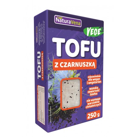 TOFU KOSTKA Z CZARNUSZKĄ  250 g - NATURAVENA